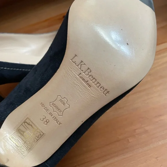 LK Bennett Navy Lucia pumps - Picture 5 of 5